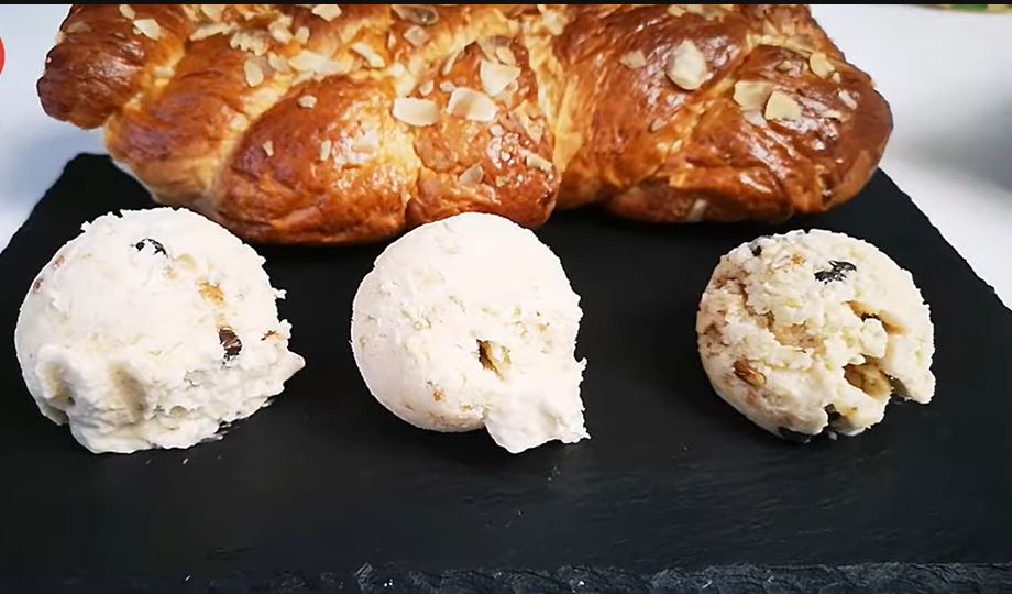 pagoto tsoureki Αυθεντικό παγωτό τσουρέκι