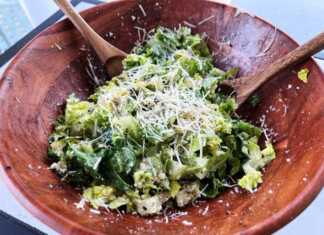 Η Σαλατα του Καισαρα χωρίς αυγά