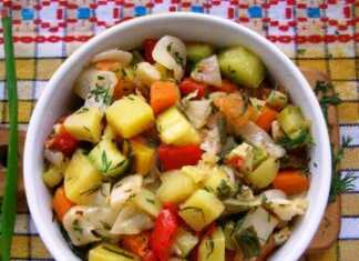Λαχανικά με κολοκυθάκια και πατάτες