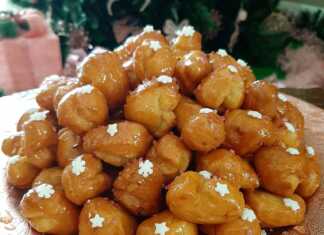 Τουρτίγια (Λουκουμαδάκια Καλαβρέζικα).