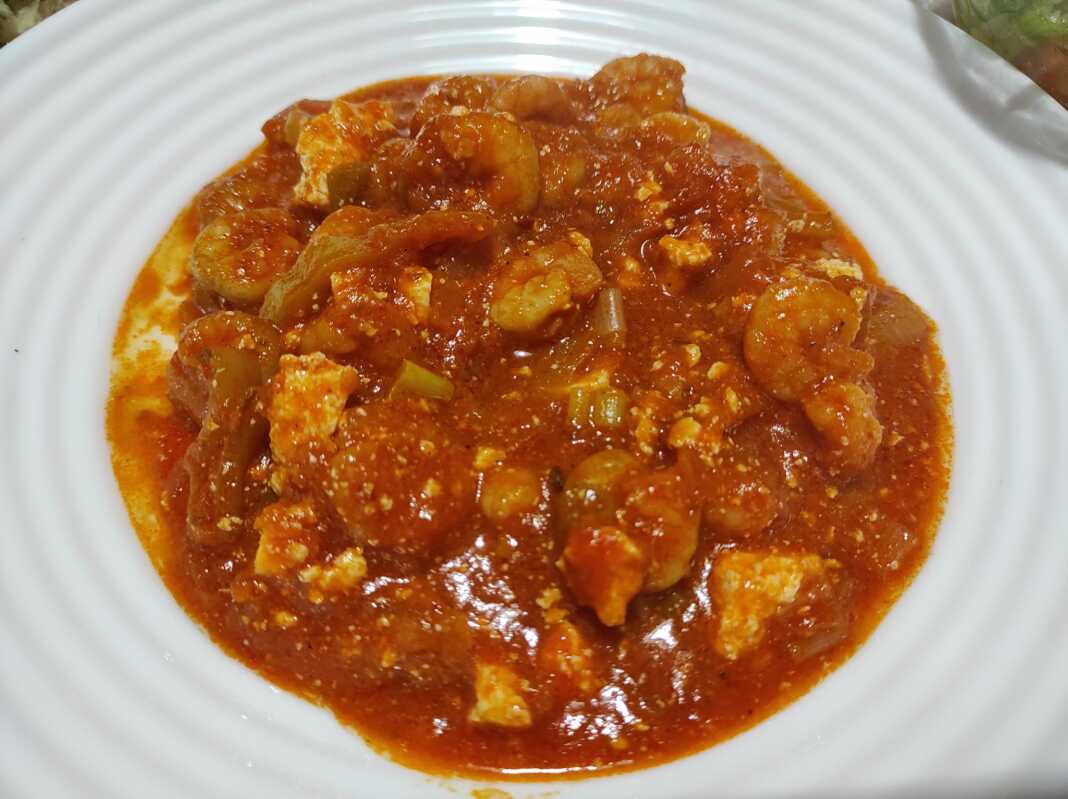 GaridesGampari Γαρίδες γάμπαρη σαγανάκι