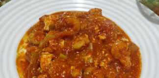 Γαρίδες γάμπαρη σαγανάκι