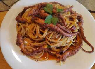 Σπαγγέτι με χταπόδι