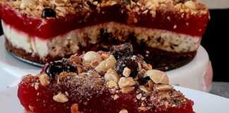 Cheesecake με γιαούρτι και φράουλα