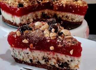 Cheesecake με γιαούρτι και φράουλα