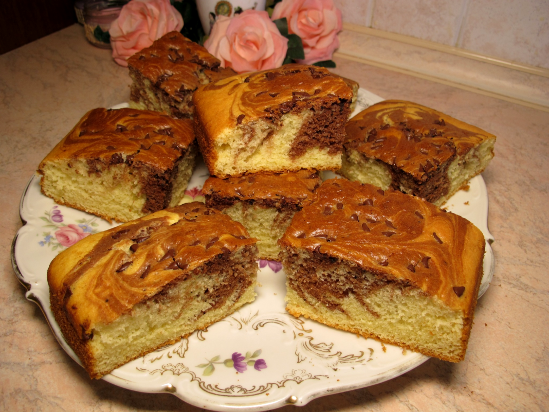 Κέικ δίχρωμο