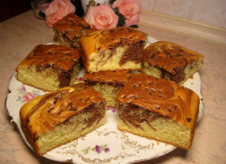 Κέικ δίχρωμο