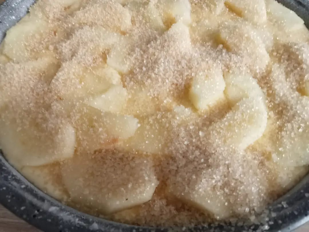 Κέικ από μήλα με μασκαρπόνε, χωρίς βούτυρο και λάδι!