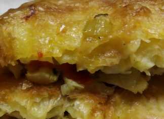 Κοτόπιτα με φύλλο κρούστας μετατρεπόμενο σε χειροποίητο