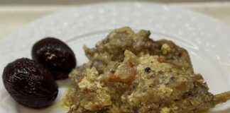 Κουνέλι με κρέμα γάλακτος και λαχανικά