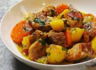 Πατάτες με κρέας στην κατσαρόλα