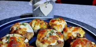 Νόστιμα τηγανητά γεμιστά μανιτάρια