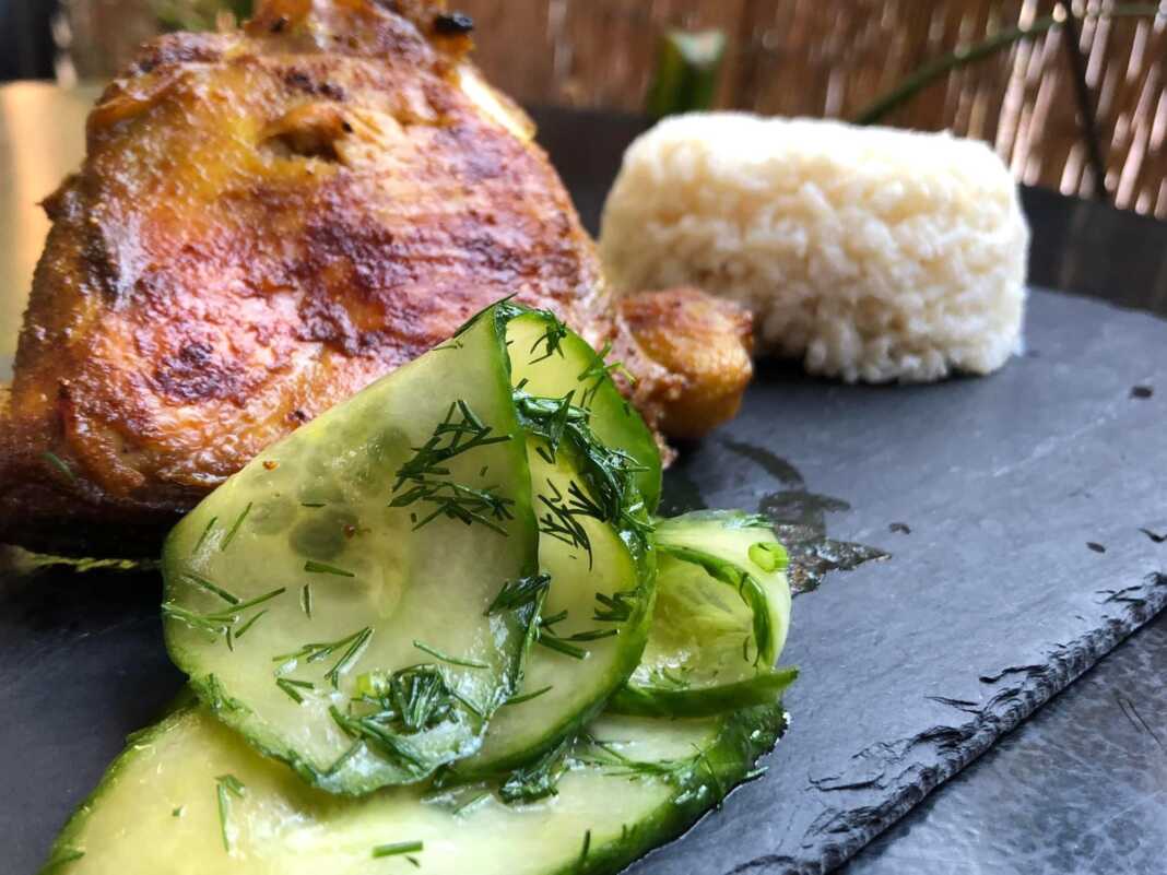 Μαρινάτο κοτόπουλο με σάλτσα μελιού