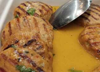 Μπιφτέκια Κοτόπουλου σε σάλτσα μουστάρδας