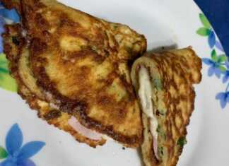 Ομελέτα με ζαμπον και τυρι