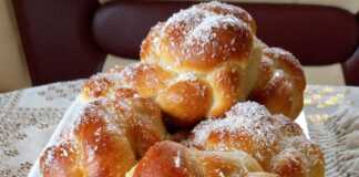 Σιροπιαστά Ψωμάκια Μπριός(Brioche) με καρύδα Σιροπιαστά Ψωμάκια Μπριος