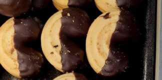 Κουλουράκια Πεταλάκια Σοκολατα