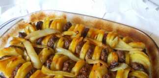 Μπιφτεκάκια με πατάτες στο φούρνο