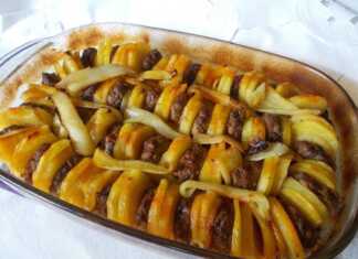 Μπιφτεκάκια με πατάτες στο φούρνο