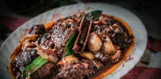 Στιφάδο μοσχάρι με κάστανο