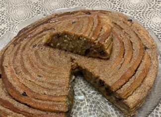 Ταχινοπιτα στριφταρι με σοκολατα