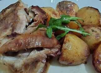 Αρνάκι Φούρνου με πατάτες