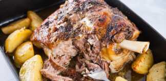 Αρνάκι στο Φούρνο με Πατάτες
