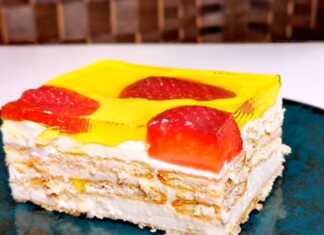 Μαμαδίστικο Γλυκό Ψυγείου Λεμονιού