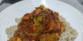 Κοτόπουλο με σάλτσα πικάντικη