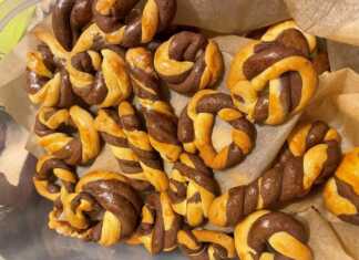 Κουλουράκια δίχρωμα