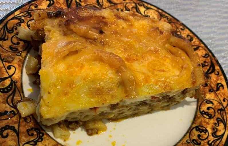 makaroniafournouMotsarela1 Μακαρόνια Φούρνου