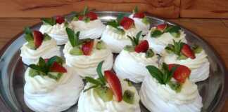 Μπεζέδες με κρέμα