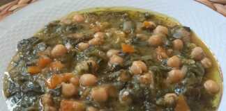 ρεβύθια με σπανάκι