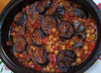 Ρεβύθια με μελιτζάνες