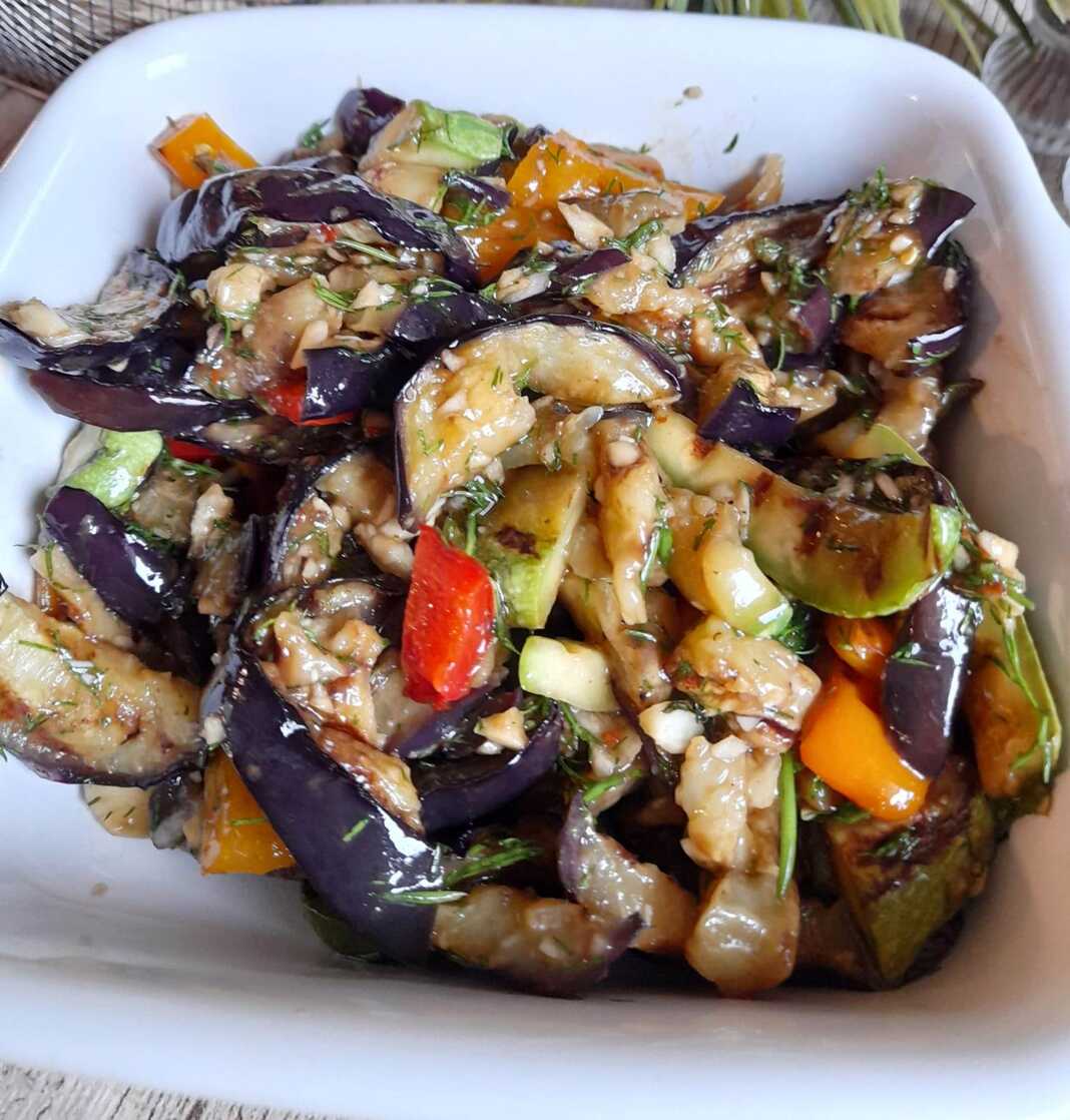 Σαλάτα με ψητά λαχανικά