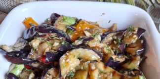 Σαλάτα με ψητά λαχανικά