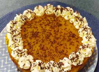 Τούρτα Πορτοκάλι με κρέμα σοκολάτας και ζελε πορτοκαλιού