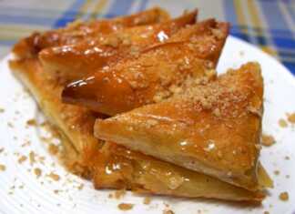 Τριγωνάκια με καρύδι