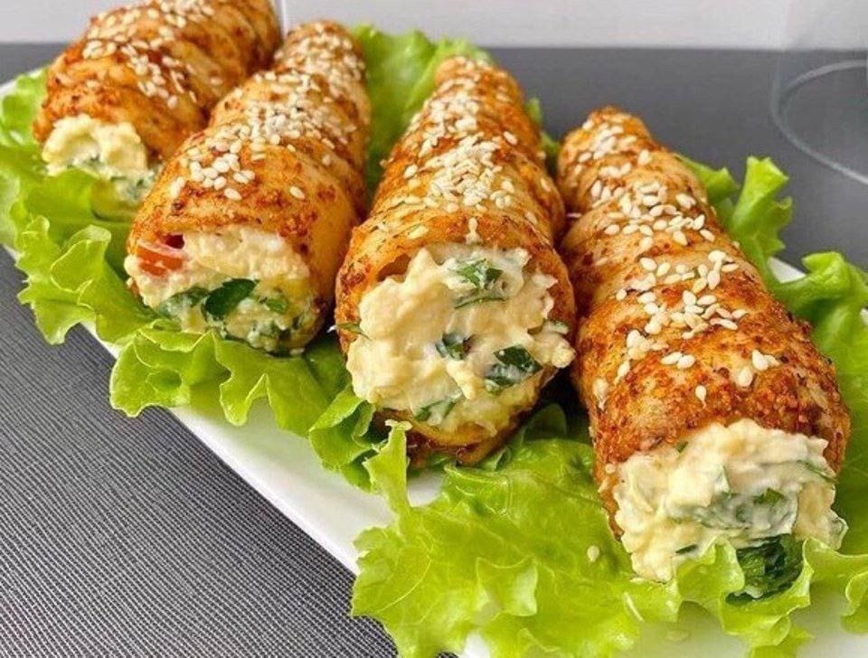 xonakiaKotopoulo Χωνάκια με κοτόπουλο