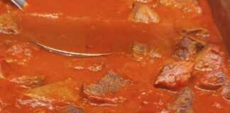 Μοσχαράκι κοκκινιστό το φούρνο Μοσχαράκι κοκκινιστό το φούρνο