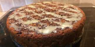 Κέικ μπανάνα σοκολάτα