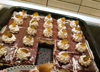 Πάστα ταψιού με κρέμα σοκολάτας