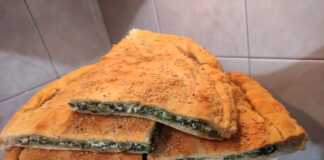 Υπέροχη πιτούλα γεμιστή με σπανάκι και ανθότυρο ή φέτα 😋 Πιτα γεμιστή με σπανάκι και ανθότυρο ή φέτα