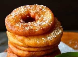 Τηγανητά δαχτυλίδια μήλου