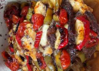 Χοιρινo με καπνιστό τυρί