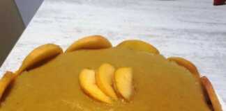 Κέικ Ροδάκινο χωρίς ψησιμο