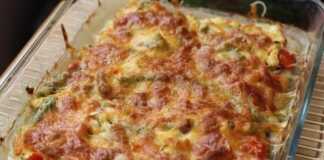 Φιλέτο κοτόπουλου με λαχανικά στο φούρνο