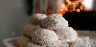 Κουλουράκια χιονούλες 