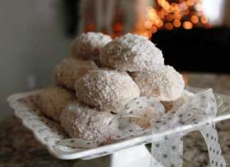 Κουλουράκια χιονούλες 