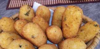 Παναρισμένες κροκέτες ρυζιού